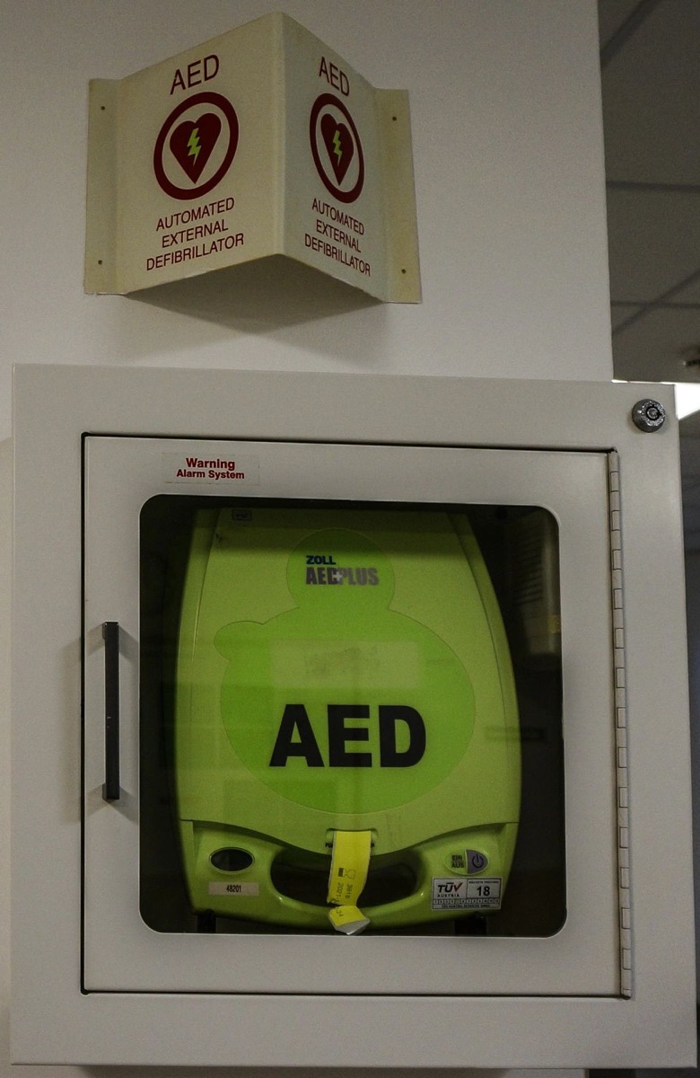 ZOLL AED cabinet